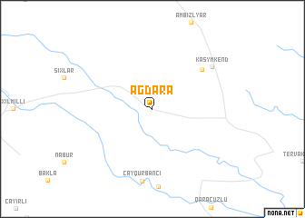 map of Ağdǝrǝ