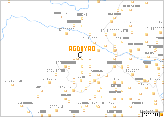 map of Agdayao