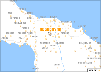 map of Agdugayan