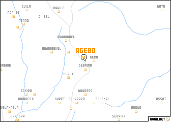 map of Āgebo