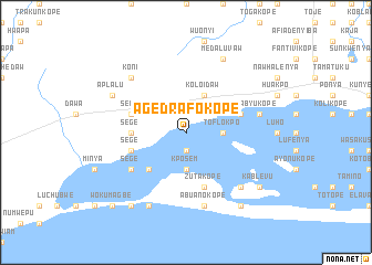 map of Agedrafokope