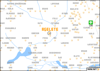 map of Agelete