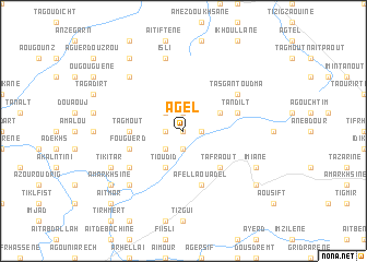 map of Agel