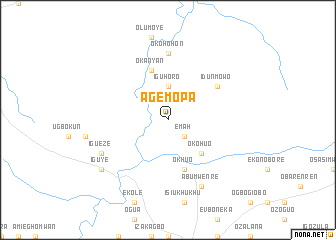 map of Agemopa