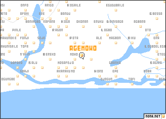 map of Age Mowo