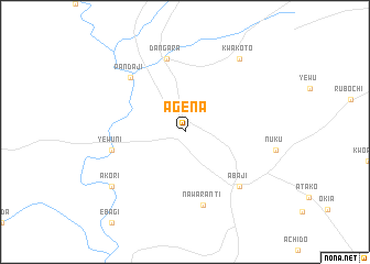 map of Agena