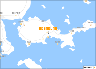 map of Agenoura