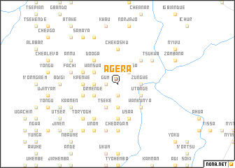 map of Agera