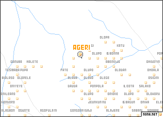 map of Ageri