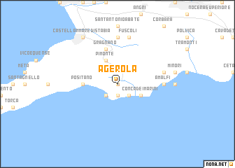 map of Agerola