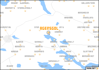 map of Ägersgöl