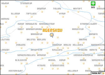 map of Agerskov