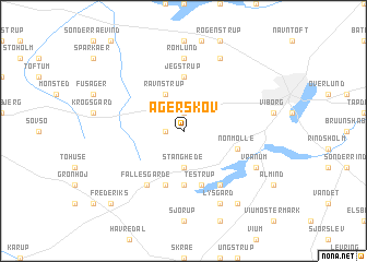 map of Agerskov