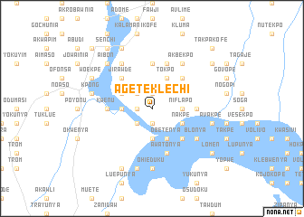 map of Ageteklechi