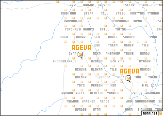 map of Ageva