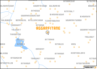 map of Aggarfitane