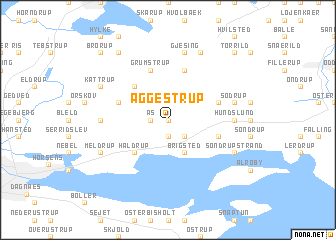 map of Aggestrup