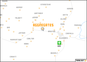 map of Aggregates