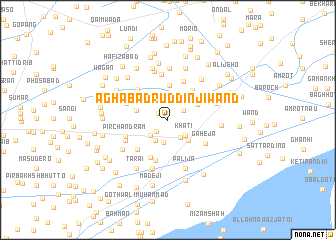 map of Āgha Badruddīn ji Wānd