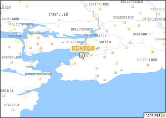 map of Aghada