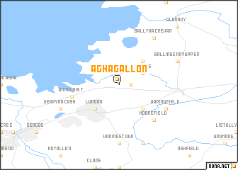 map of Aghagallon