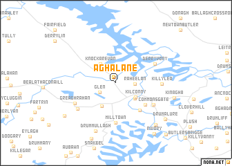 map of Aghalane