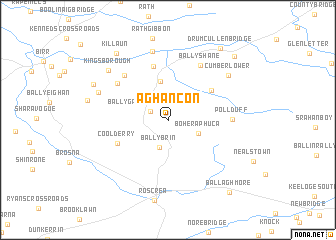 map of Aghancon