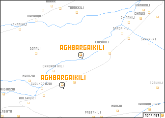 map of Aghbargai Kili
