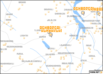 map of Aghbargai