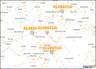 map of Aghbargai