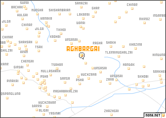 map of Aghbargai