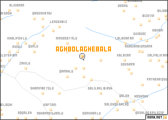 map of Āgh Bolāgh-e Bālā