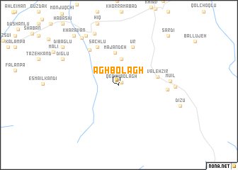 map of Āgh Bolāgh