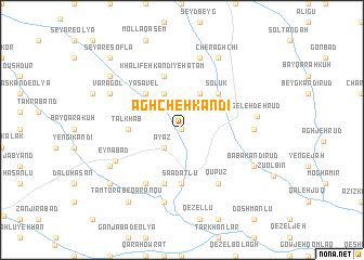 map of Āghcheh Kandī