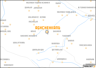 map of Āghcheh Kand