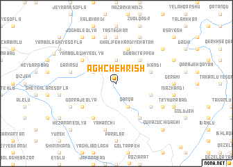 map of Āghcheh Rīsh