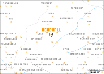 map of Āgh Dūnlū