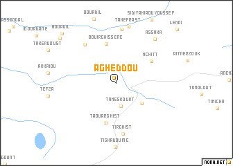 map of Agheddou