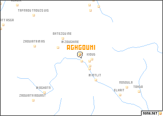 map of Aghgoumi