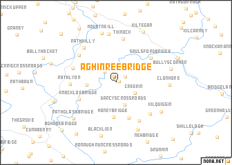 map of Aghinree Bridge