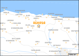 map of Aghirda