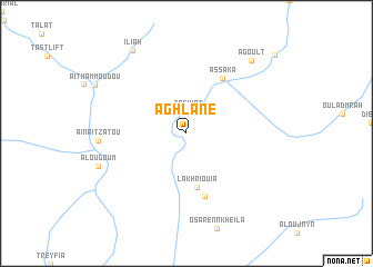 map of Aghlane