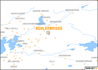 map of Aghlem Bridge