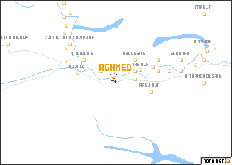 map of Aghmed