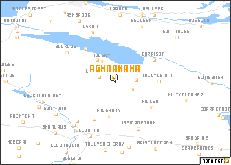 map of Aghnahaha