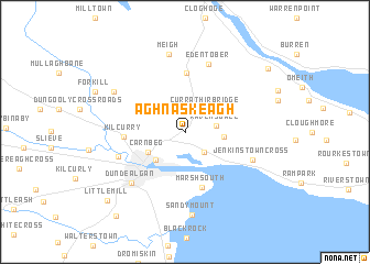 map of Aghnaskeagh