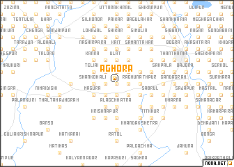 map of Āghora