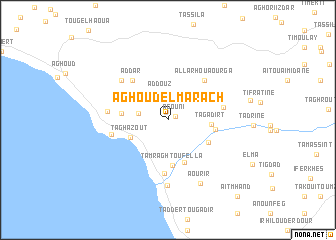 map of Aghoud el Marach