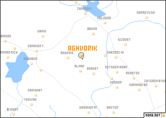 map of Aghvorik