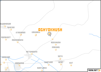 map of Aghyokhush